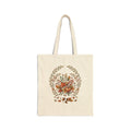 Autumn Harvest Tote Bag - Pumpkin & Fall Foliage Canvas Tote