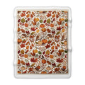 Autumn Harvest Sherpa Blanket – Cozy Fall Pumpkins, Owls & Leaves Throw
